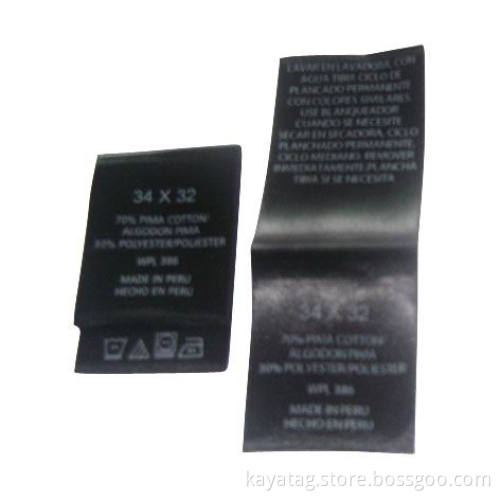 Satin Printed Label (KWL-070)